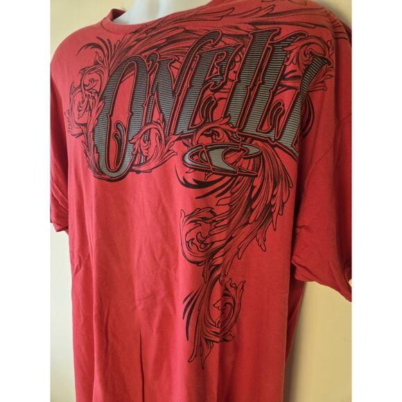 O'Neill Red & White XXL T-shirts Set Of 2 Cotton Short Sleeve Logo Shirts - Picture 6 of 12